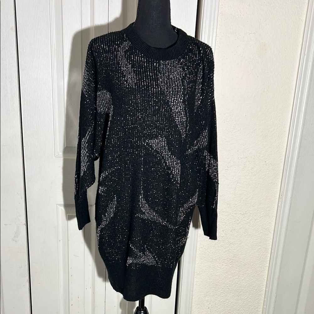 Elegant Black Midi Dress